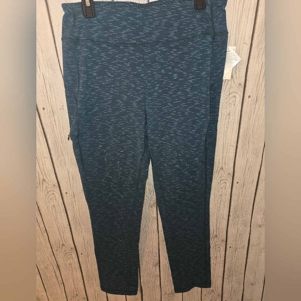 Duluth Trading Company Women's NoGA Classic Slim Leg Pants MD 31 Green NWT
